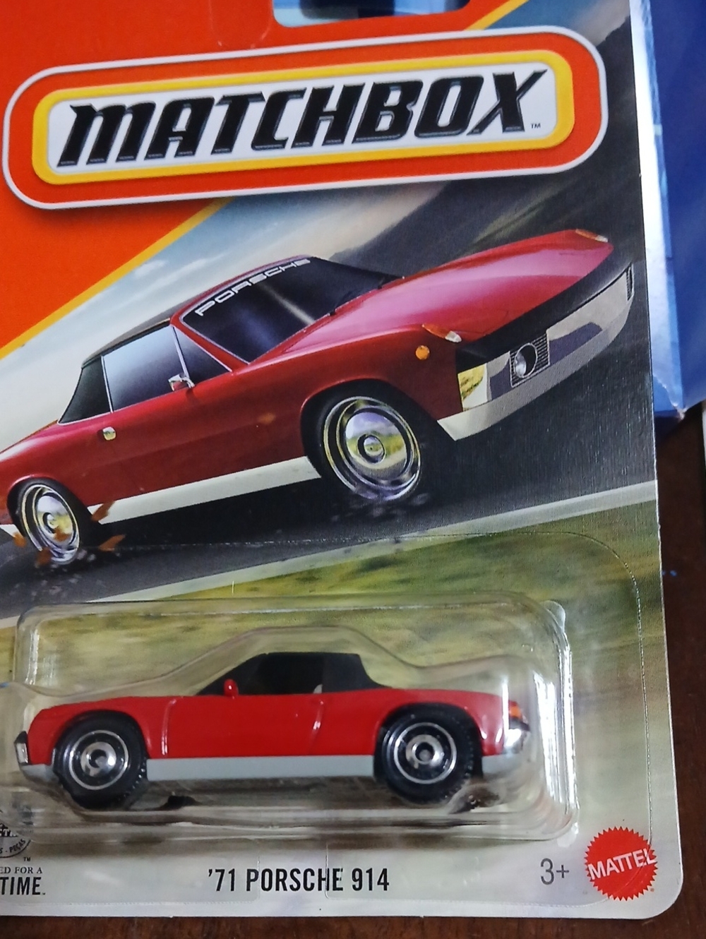 Matchbox '71 Porsche 914 Red Die-Cast Toy Car